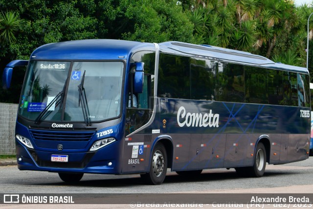Viação Cometa 721935 na cidade de Curitiba, Paraná, Brasil, por Alexandre Breda. ID da foto: 11734803.