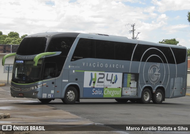 Viação Garcia 8464 na cidade de Araçatuba, São Paulo, Brasil, por Marco Aurélio Batista e Silva. ID da foto: 11737501.