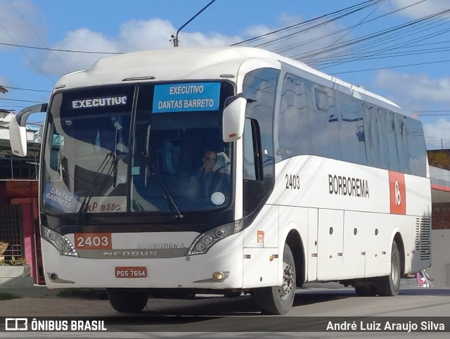 Borborema Imperial Transportes 2403 na cidade de Escada, Pernambuco, Brasil, por André Luiz Araujo Silva. ID da foto: 11736906.