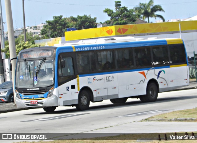 Transportes Futuro C30194 na cidade de Rio de Janeiro, Rio de Janeiro, Brasil, por Valter Silva. ID da foto: 11735586.