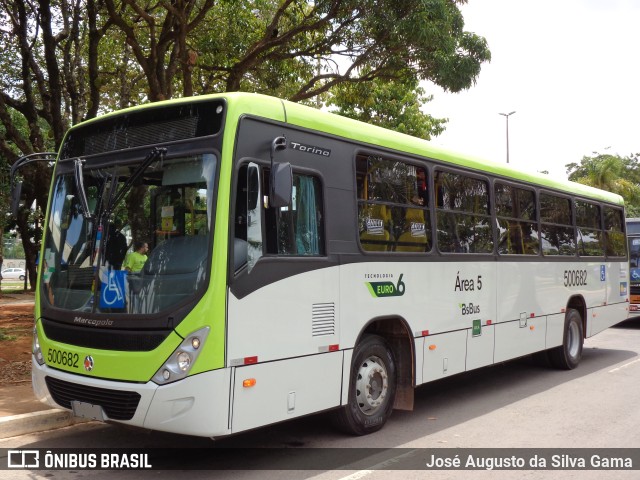 BsBus Mobilidade 500682 na cidade de Taguatinga, Distrito Federal, Brasil, por José Augusto da Silva Gama. ID da foto: 11737008.