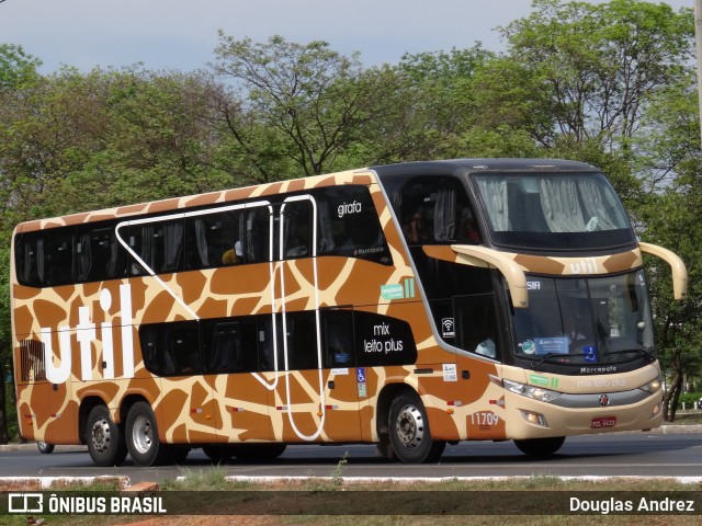 UTIL - União Transporte Interestadual de Luxo 11709 na cidade de Brasília, Distrito Federal, Brasil, por Douglas Andrez. ID da foto: 11672422.
