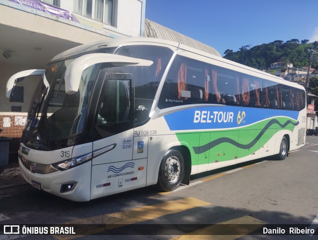 Bel-Tour Transportes e Turismo 315 na cidade de Barra do Piraí, Rio de Janeiro, Brasil, por Danilo  Ribeiro. ID da foto: 11741059.