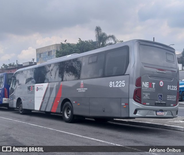 Next Mobilidade - ABC Sistema de Transporte 81.225 na cidade de São Bernardo do Campo, São Paulo, Brasil, por Adriano Ônibus . ID da foto: 11741676.