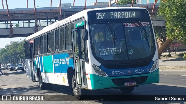 Transportes Campo Grande D53560 na cidade de Rio de Janeiro, Rio de Janeiro, Brasil, por Gabriel Sousa. ID da foto: 11742499.