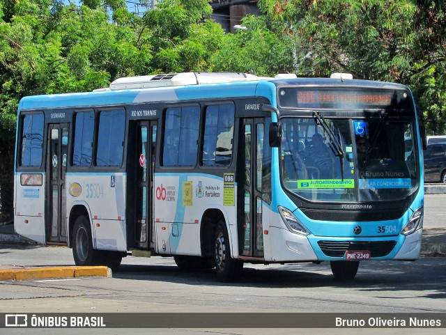 Rota Sol > Vega Transporte Urbano 35504 na cidade de Fortaleza, Ceará, Brasil, por Bruno Oliveira Nunes. ID da foto: 11743167.