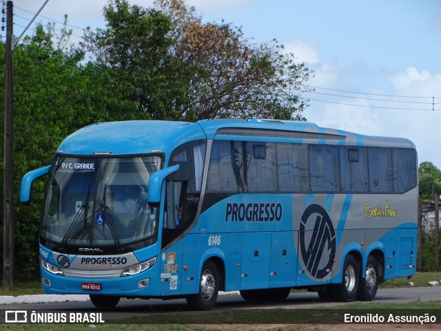 Auto Viação Progresso 6146 na cidade de Recife, Pernambuco, Brasil, por Eronildo Assunção. ID da foto: 11741263.
