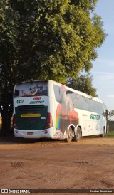 Eucatur - Empresa União Cascavel de Transportes e Turismo 4927 na cidade de Alta Floresta, Mato Grosso, Brasil, por Cristian Schumann. ID da foto: :id.