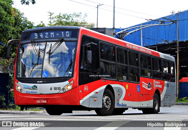 Himalaia Transportes > Ambiental Transportes Urbanos 4 1810 na cidade de São Paulo, São Paulo, Brasil, por Hipólito Rodrigues. ID da foto: 11745784.