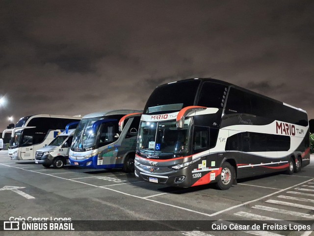 Mariotur Transporte e Turismo Ltda. 12000 na cidade de Curitiba, Paraná, Brasil, por Caio César de Freitas Lopes. ID da foto: 11675122.