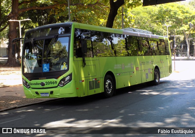 SM Transportes 20969 na cidade de Belo Horizonte, Minas Gerais, Brasil, por Fábio Eustáquio. ID da foto: 11674424.