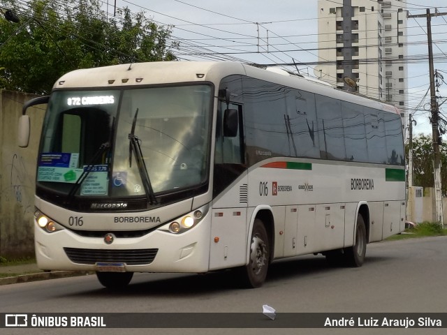 Borborema Imperial Transportes 016 na cidade de Jaboatão dos Guararapes, Pernambuco, Brasil, por André Luiz Araujo Silva. ID da foto: 11674406.