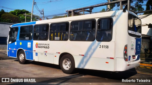 Transcooper > Norte Buss 2 6158 na cidade de São Paulo, São Paulo, Brasil, por Roberto Teixeira. ID da foto: 11677480.