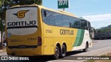 Empresa Gontijo de Transportes 17160 na cidade de Leopoldina, Minas Gerais, Brasil, por Júlio César Paixão Lacerda. ID da foto: :id.