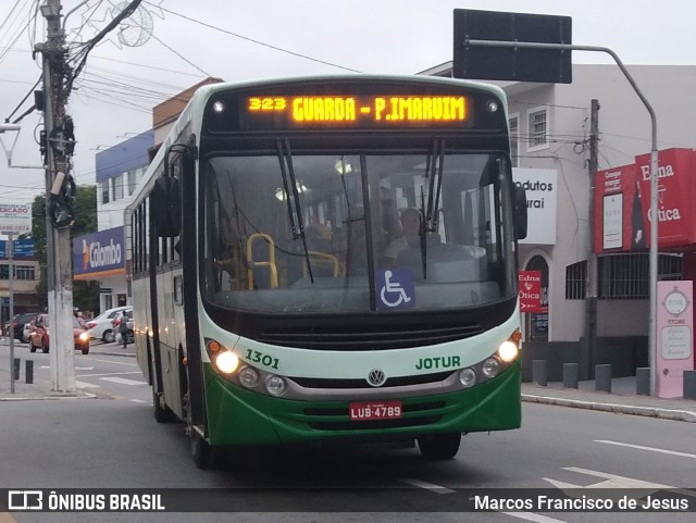 Jotur - Auto Ônibus e Turismo Josefense 1301 na cidade de Palhoça, Santa Catarina, Brasil, por Marcos Francisco de Jesus. ID da foto: 11680772.