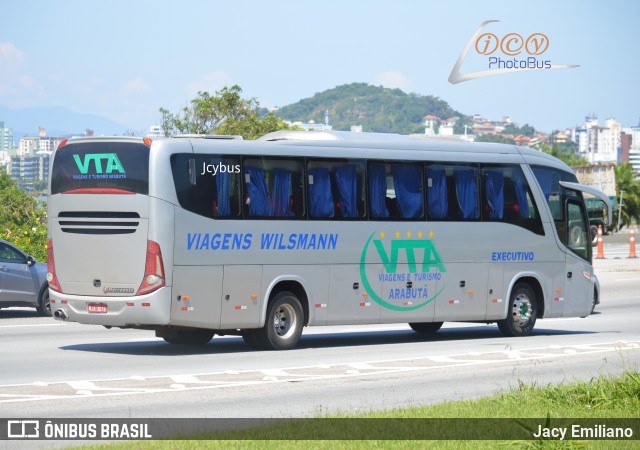 VTA - Viagens e Turismo Arabutã 3222 na cidade de Florianópolis, Santa Catarina, Brasil, por Jacy Emiliano. ID da foto: 11678982.
