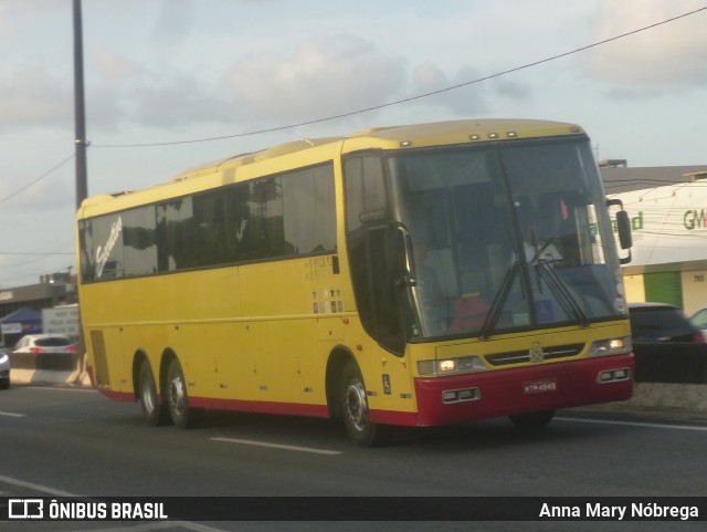 Ônibus Particulares 4849 na cidade de Cabedelo, Paraíba, Brasil, por Anna Mary Nóbrega. ID da foto: 11679774.