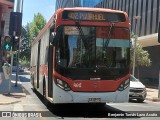 Redbus Urbano LXWP73 na cidade de Santiago, Santiago, Metropolitana de Santiago, Chile, por Benjamín Tomás Lazo Acuña. ID da foto: :id.