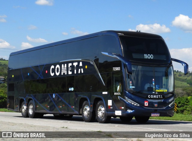 Viação Cometa 723003 na cidade de Oliveira, Minas Gerais, Brasil, por Eugênio Ilzo da Silva. ID da foto: 11682250.