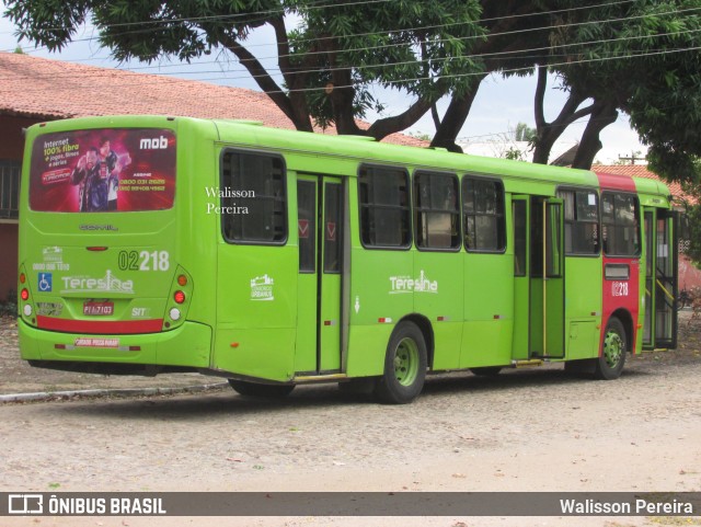 Transporte Coletivo Cidade Verde 02218 na cidade de Teresina, Piauí, Brasil, por Walisson Pereira. ID da foto: 11682706.