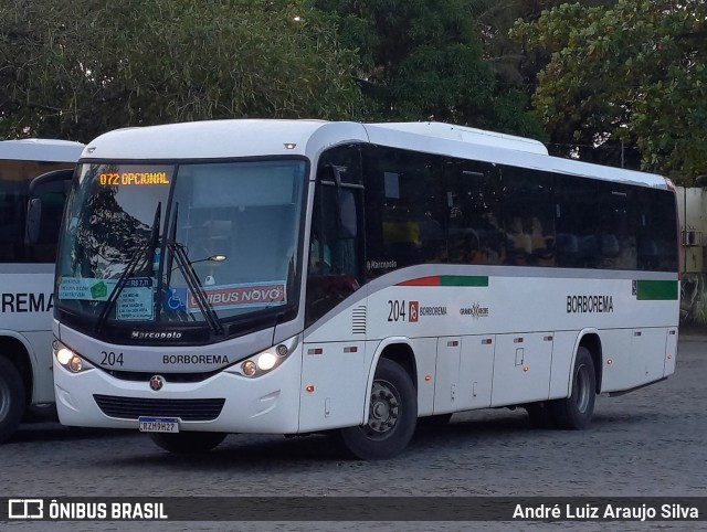 Borborema Imperial Transportes 204 na cidade de Jaboatão dos Guararapes, Pernambuco, Brasil, por André Luiz Araujo Silva. ID da foto: 11682908.