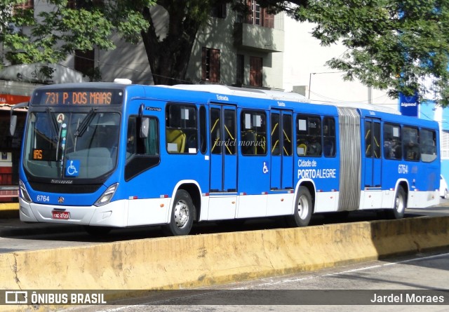 SOPAL - Sociedade de Ônibus Porto-Alegrense Ltda. 6764 na cidade de Porto Alegre, Rio Grande do Sul, Brasil, por Jardel Moraes. ID da foto: 11684405.