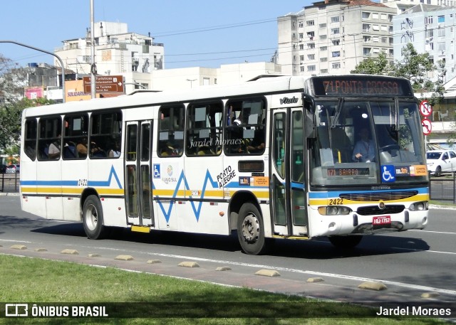 Restinga Transportes Coletivos 2422 na cidade de Porto Alegre, Rio Grande do Sul, Brasil, por Jardel Moraes. ID da foto: 11684516.