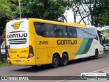 Empresa Gontijo de Transportes 21415 na cidade de Foz do Iguaçu, Paraná, Brasil, por Gustavo  Bonfate. ID da foto: :id.