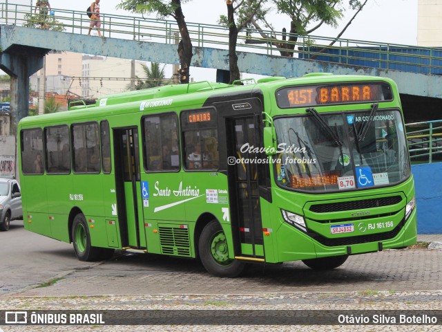 Transportes Santo Antônio RJ 161.156 na cidade de Duque de Caxias, Rio de Janeiro, Brasil, por Otávio Silva Botelho. ID da foto: 11687049.