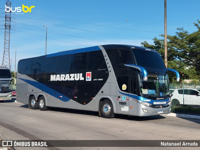 Marazul Turismo 11001 na cidade de São Paulo, São Paulo, Brasil, por Natanael Arruda. ID da foto: 11771475.