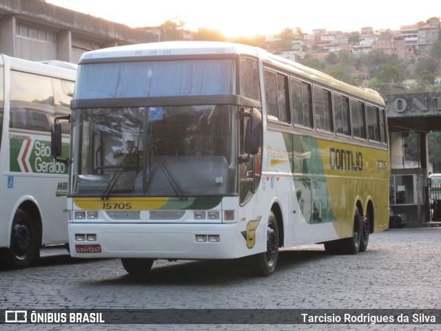 Empresa Gontijo de Transportes 15705 na cidade de Belo Horizonte, Minas Gerais, Brasil, por Tarcisio Rodrigues da Silva. ID da foto: 11769385.