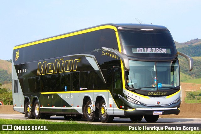 Meltur - Meleiro Turismo 8000 na cidade de Roseira, São Paulo, Brasil, por Paulo Henrique Pereira Borges. ID da foto: 11773806.