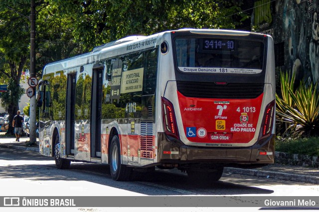 Himalaia Transportes > Ambiental Transportes Urbanos 4 1013 na cidade de São Paulo, São Paulo, Brasil, por Giovanni Melo. ID da foto: 11772146.
