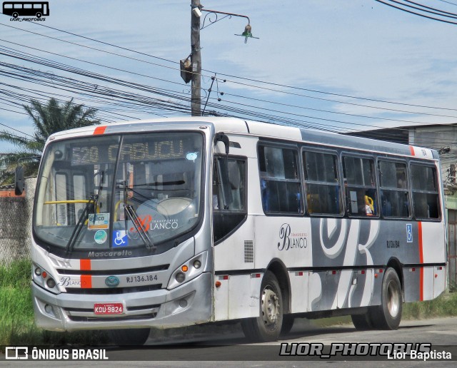 Transportes Blanco RJ 136.184 na cidade de Nova Iguaçu, Rio de Janeiro, Brasil, por Lior Baptista. ID da foto: 11776267.