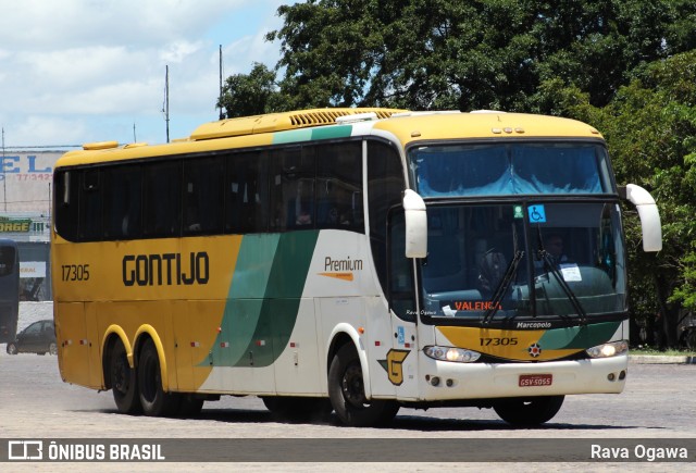 Empresa Gontijo de Transportes 17305 na cidade de Vitória da Conquista, Bahia, Brasil, por Rava Ogawa. ID da foto: 11776806.