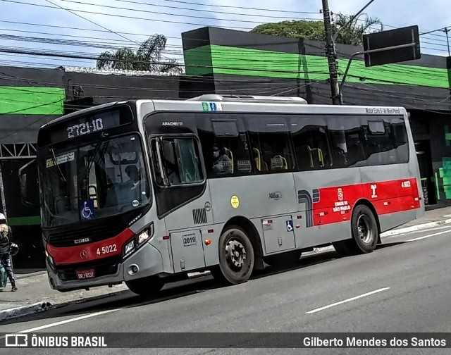 Allibus Transportes 4 5022 na cidade de São Paulo, São Paulo, Brasil, por Gilberto Mendes dos Santos. ID da foto: 11774658.