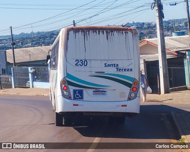 Expresso Santa Tereza 230 na cidade de Cascavel, Paraná, Brasil, por Carlos Campos. ID da foto: 11774998.