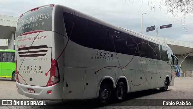 Companhia Coordenadas de Transportes 50200 na cidade de Belo Horizonte, Minas Gerais, Brasil, por Fábio Paixão. ID da foto: 11775651.