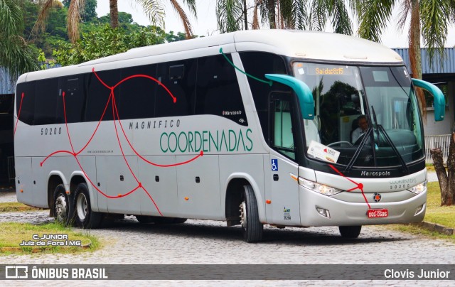 Companhia Coordenadas de Transportes 50200 na cidade de Juiz de Fora, Minas Gerais, Brasil, por Clovis Junior. ID da foto: 11776601.