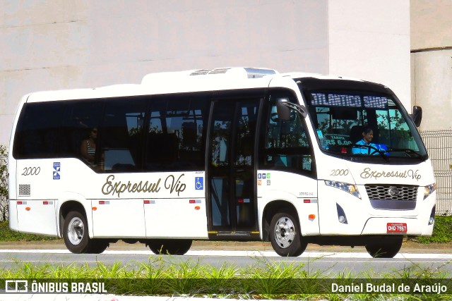 Expressul - Londpart S.A Transportes Urbanos 2000 na cidade de Balneário Camboriú, Santa Catarina, Brasil, por Daniel Budal de Araújo. ID da foto: 11780033.