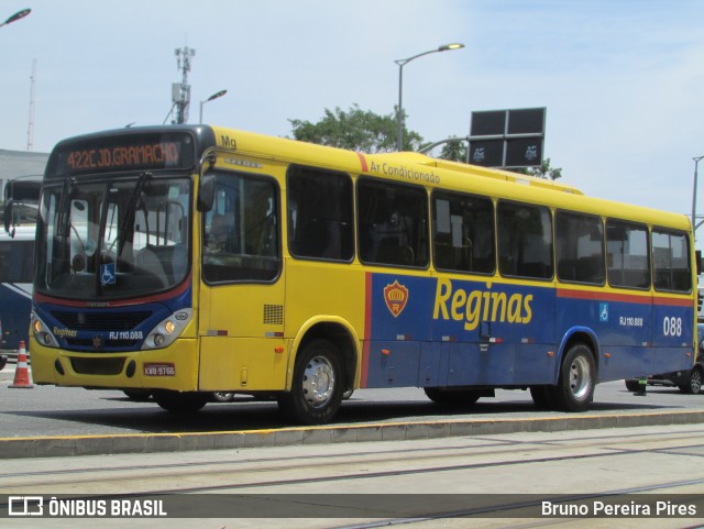 Auto Viação Reginas RJ 110.088 na cidade de Rio de Janeiro, Rio de Janeiro, Brasil, por Bruno Pereira Pires. ID da foto: 11777976.