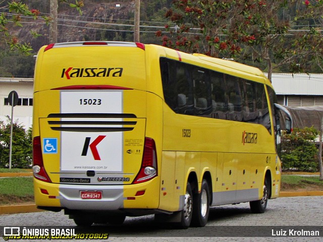 Kaissara - Viação Caiçara 15023 na cidade de Juiz de Fora, Minas Gerais, Brasil, por Luiz Krolman. ID da foto: 11779690.