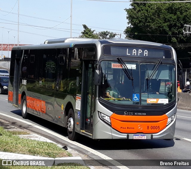 TRANSPPASS - Transporte de Passageiros 8 0005 na cidade de São Paulo, São Paulo, Brasil, por Breno Freitas. ID da foto: 11780009.
