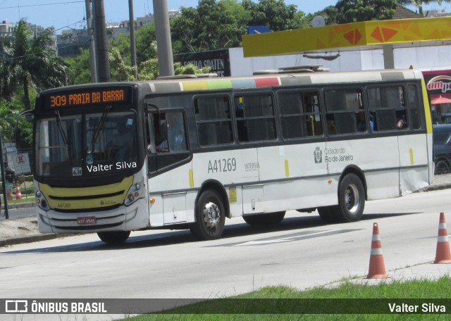 Real Auto Ônibus A41269 na cidade de Rio de Janeiro, Rio de Janeiro, Brasil, por Valter Silva. ID da foto: 11781014.