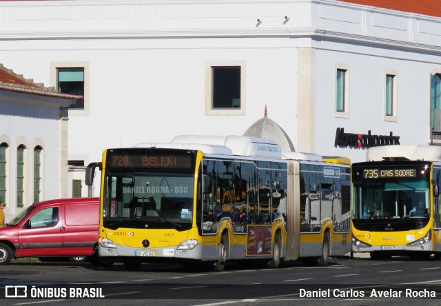 Companhia Carris de Ferro de Lisboa 4805 na cidade de Lisbon, Lisbon, Portugal, por Daniel Carlos  Avelar Rocha. ID da foto: 11782274.