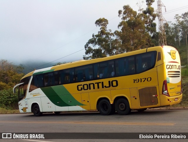 Empresa Gontijo de Transportes 19170 na cidade de Ouro Preto, Minas Gerais, Brasil, por Eloísio Pereira Ribeiro. ID da foto: 11782089.