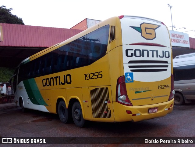 Empresa Gontijo de Transportes 19255 na cidade de Ouro Preto, Minas Gerais, Brasil, por Eloísio Pereira Ribeiro. ID da foto: 11782075.