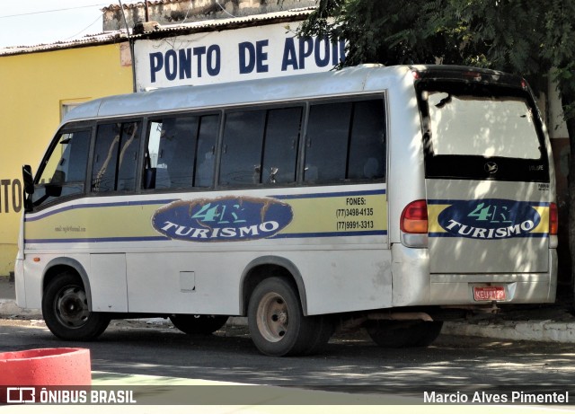4R Turismo 9129 na cidade de Bom Jesus da Lapa, Bahia, Brasil, por Marcio Alves Pimentel. ID da foto: 11784507.
