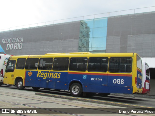 Auto Viação Reginas RJ 110.088 na cidade de Rio de Janeiro, Rio de Janeiro, Brasil, por Bruno Pereira Pires. ID da foto: 11785989.