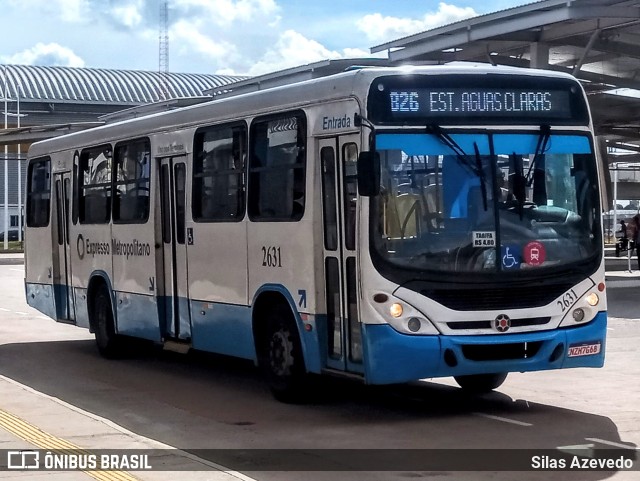 Expresso Metropolitano Transportes 2631 na cidade de Salvador, Bahia, Brasil, por Silas Azevedo. ID da foto: 11787546.